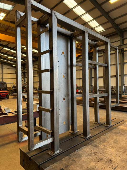 Stainless Steel fabrication of a new intervention panel